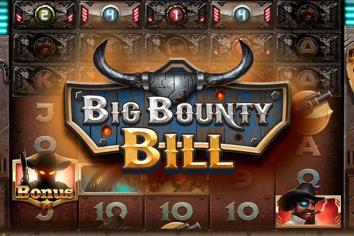 Nahaufnahme eines Kunst Spielautomaten mit Jackpot und Drehen-Button.